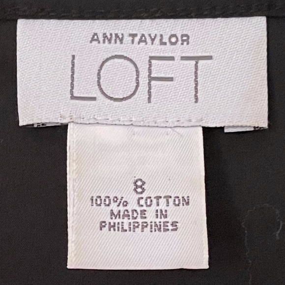 Ann Taylor Loft Sleeveless Cotton Top 8 - Picture 2 of 8